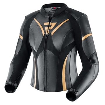 Kurtka skóra sport REBELHORN REBEL Lady Black/Gold 42