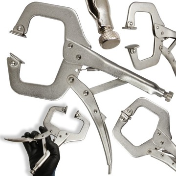 SZCZYPCE SPAWALNICZE ZACISKOWE 280MM TYP C MAR-POL