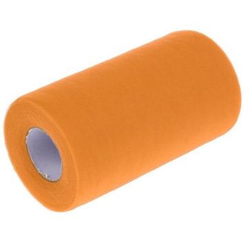 Tiulowa szpula w rolce DIY Craft Wedding Złoty żółty