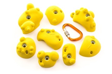 Вмещает камни для скалолазания, а также винты и головки.