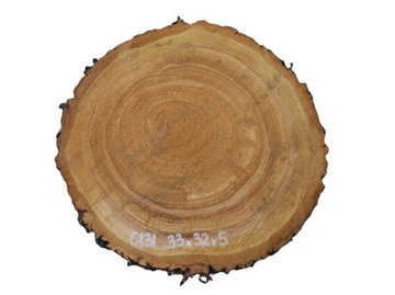 Plaster Czereśni 33x32cm Stolik Blat Drewno Patera