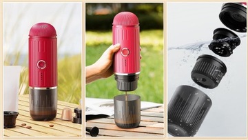 Портативная мини -кофемашина Mini для наземной капсулы нагревает воду 19 бар 100 Вт