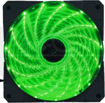 Wentylator LED GAMER 2017 12cm 2 kolory 4pin Molex