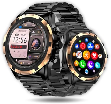 SMARTWATCH ZEGAREK MENU POLSKI ROZMOWY SPORT AMOLED SMART WATCH CIŚNIENIE