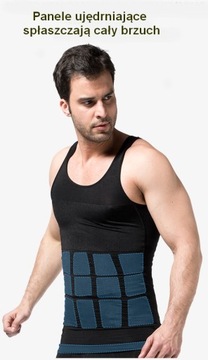 Мужская футболка для похудения SlimBody, M, черная