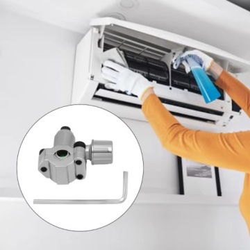 КЛАПАН РЕГУЛЯТОРА ХОЛОДИЛЬНИКА, 2 ШТ. СЕРВИСНЫЙ КЛАПАН ХОЛОДИЛЬНИКА ИЗ ЦИНКОВОГО СПЛАВА