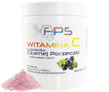Lewoskrętna Witamina C z Czarnej Porzeczki 500g