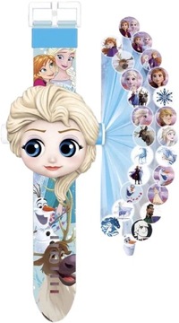 ELSA 3D LED ЧАСЫ С ПРОЕКТОРОМ ELSA FROZEN