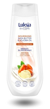 ŻEL POD PRYSZNIC KREMOWY 500ML MASŁO SHEA LUKSJA