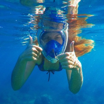 ПОЛНОЛИЦЕВАЯ МАСКА ДЛЯ ДАЙВИНГА, СКЛАДНАЯ S/M