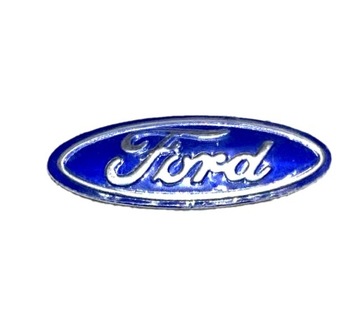 NAKLEJKA NA KLUCZYK I INNE EMBLEMAT FORD NIEBIESKI 20mm