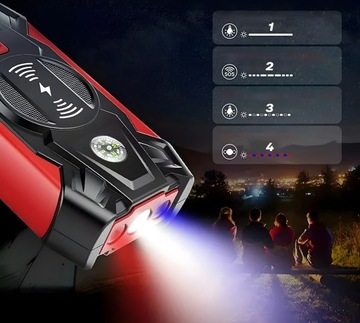 BOOSTER POWER BANK АВТОМОБИЛЬНЫЙ СТАРТЕР ЗАПУСК ФОНАРЬ 20000 мАч