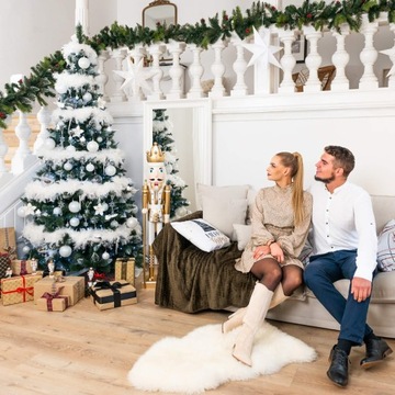 РОЖДЕСТВЕНСКИЕ ШАРЫ ДЛЯ ЕЛКИ, 37 шт, НАБОР ЖЕМЧУЖНЫЙ, небьющийся ПРЕМИУМ