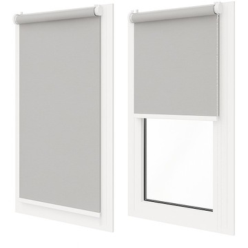 ROLETA GŁADKA 72x150 CM Z NAPINACZEM NA WYMIAR – PÓŁ ZACIEMNIAJĄCA