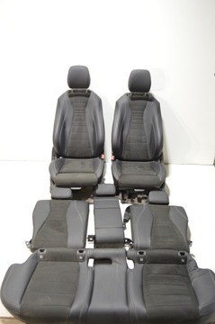 FOTELE KOMPLET SKÓRA ALCANTARA PODGRZEWANE MERCEDES W213 E KLASA SEDAN EU