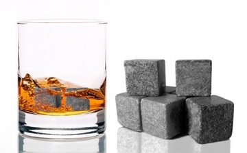 KOSTKI KAMIENNE DO WHISKY STONES KAMIENIE 9 SZTUK