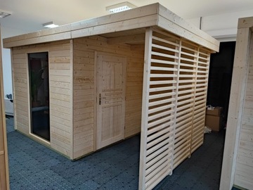 Ogrodowy domek saunowy model Helsinki 2