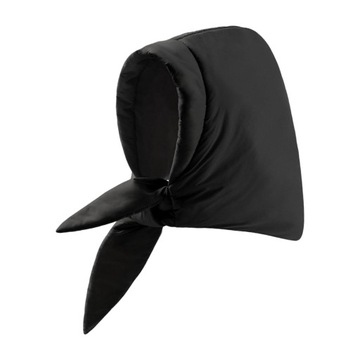 Winter Fashion Quilted Headscarf, Warm B Black