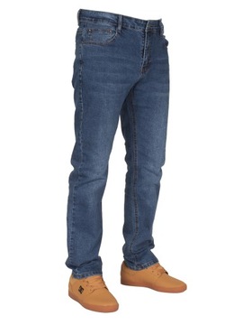 Spodnie męskie jeans W:39 102 CM L:30 granat