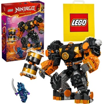 LEGO NINJAGO 71806 Mech żywiołu ziemi Cole’a +Torba PREZENT dla 7 8 9 latka
