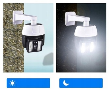 КАМЕРА ВРАЩАЮЩАЯСЯ САМОСВАЛ СОЛНЕЧНАЯ СВЕТОДИОДНАЯ ЛАМПА ДИСТАНЦИОННАЯ