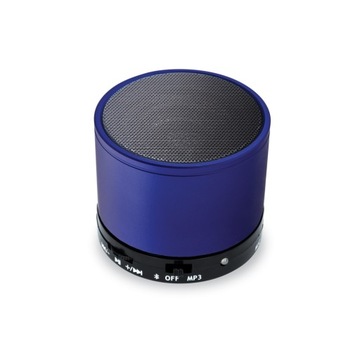 Głośnik przenośny mobilny mały Bluetooth akumulatorowy niebieski granatowy