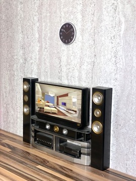 Miniaturowy zegar do domku dla lalek nowoczesny