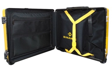 Чемодан BINANCE Дорожный чемодан TSA на молнии + коврик для йоги