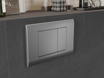 КНОПКА ДЛЯ УНИТАЗА FENIX 01 для GEBERIT UP320 МАТОВЫЙ ХРОМ