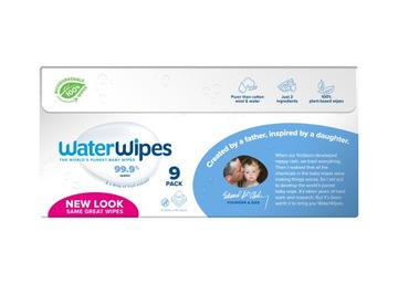 WATER WIPES 9x60 szt chusteczki nawilżane