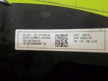 CITROEN C4 B7 II 13R PŘEPÍNAČE ŘÍDÍCÍ 96720447ZD