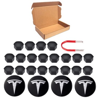 DEKIEL do FELG TESLA 3 zaślepka kapsle ZESTAW