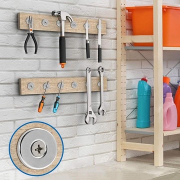 НЕОДИМИЧЕСКИЕ МАГНИТЫ С ПОВЕРХНОСТНЫМИ БОЛТАМИ 30X5 мм СТРЕЛОЧНЫЕ КРУГЛЫЕ КРУГИ N42