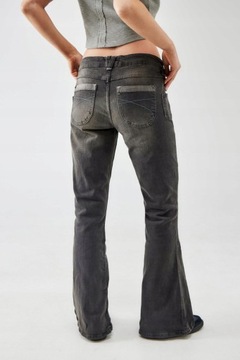 Urban Outfitters NH5 pbl spodnie dzwony jeans niski stan W29/L32/M