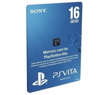 Karta Sony Ps Vita 16 Gb Psvita Oryginalna Nowa - Blister
