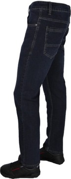 Spodnie Jeans Męskie Rozciągliwe Granat W39L30 SRL