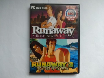 Runaway 1 A Road Adventure + Runaway 2 The Dream of the Turtle ANG PC DVD