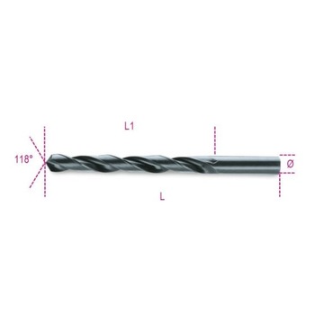 WIERTŁO KRĘTE CYLINDRYCZNE WALCOWANE HSS Ø 5,50 mm DIN338, 410 BETA