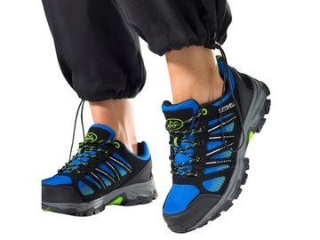 TREKKINGOWE BUTY SPORTOWE DAMSKIE SOFTSHELL SZNUROWANE WYGODNE LEKKIE r 41