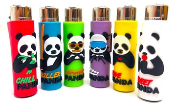 ZAPALNICZKA CLIPPER PŁOMIENIOWA PANDA ETUI THC