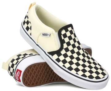 ЖЕНСКАЯ ОБУВЬ VANS ASHER SLIP ON CHECKED PD1 Размер 39