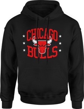 CHICAGO BULLS JORDAN MICHAEL NBA BLUZA MĘSKA ROZ S Z KAPTUREM DRESOWA