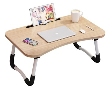 СКЛАДНОЙ СТОЛИК ДЛЯ НОУТБУКА ДЛЯ КРОВАТИ МИНИ-СТОЙКА С МЕСТОМ ДЛЯ КРУЖКИ