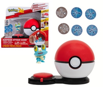 Gra Pokemon SURPRISE ATTACK Froakie + Poke Ball