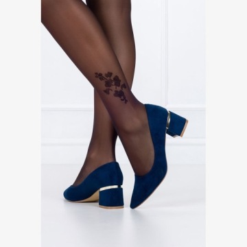 ЖЕНСКИЕ НАСОСЫ НИЗКИЙ УСТОЙЧИВЫЙ ДЕКОРАТИВНЫЙ БЛОК КАБЛУК ШИП НОВЫЙ 40