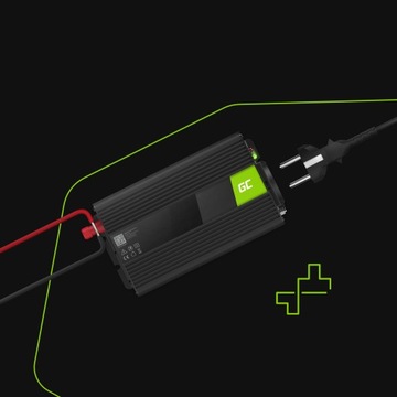 Преобразователь GREEN CELL 24 В в 230 В, 500 Вт/1000 Вт