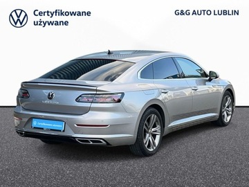 Volkswagen Arteon Fastback Facelifting 2.0 TSI 190KM 2021 Volkswagen Arteon R-Line 2.0 TSI 190 KM DSG DCC ACC LED Kamery 360 VAT Mar, zdjęcie 4