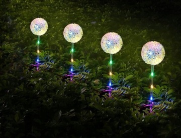4x СОЛНЕЧНАЯ ЛАМПА ДЛЯ САДА УКРАШЕНИЕ ОДУВШИНКИ 150 LED