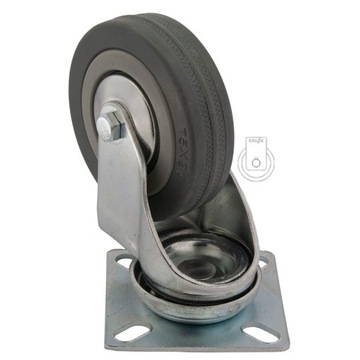 Диаметр колеса 75, тележка, полка, шкаф, стол 1ППГУМ75