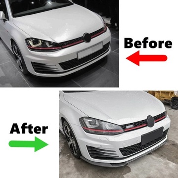 Для Volkswagen Golf 7 MK7 GTI R Rline передний бампер спойлер диффузор